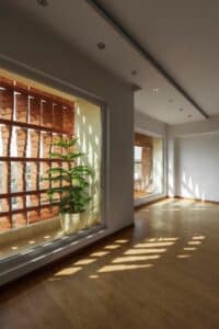 Interior Design with Red Bricks saco