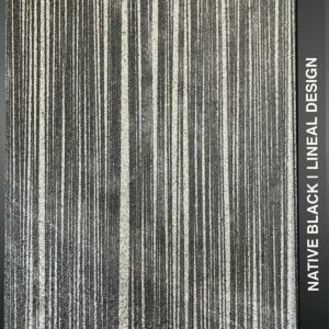Native Black Lineal granite stone 