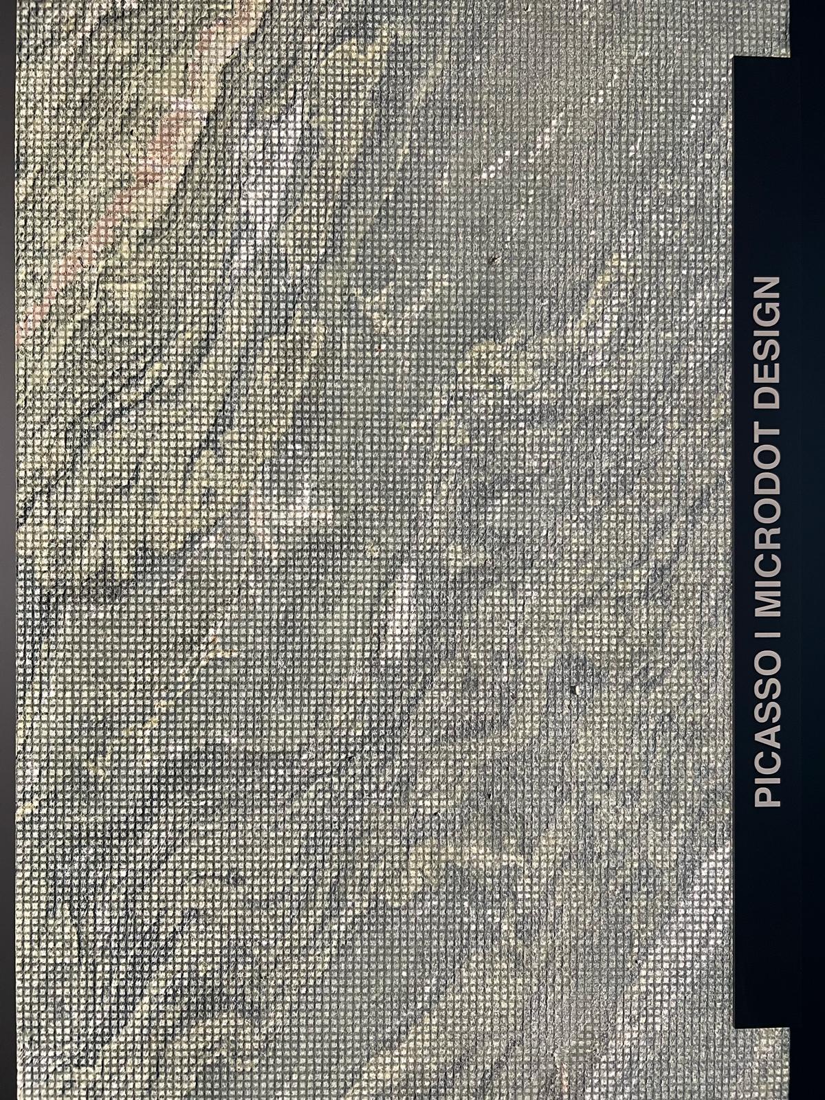 Picasso Microdot green granite stone CNC pattern Doha Qatar